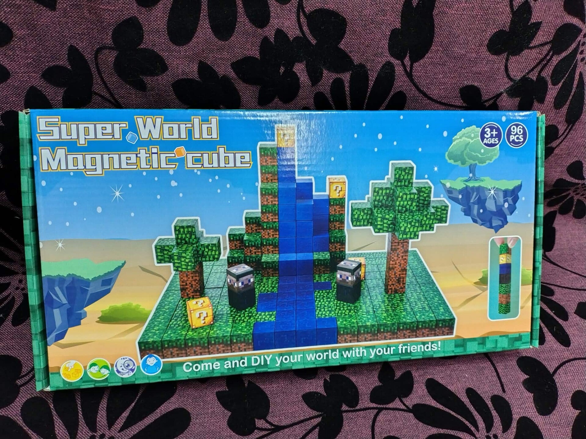 Magnetyczne Klocki Super World – Zestaw Przygodowy (96 Elementów)