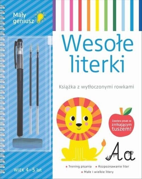 KSIAZECZKA EDUK 215X270 WESOLE LITERKI AKC AWM Elżbieta Korolkiewicz