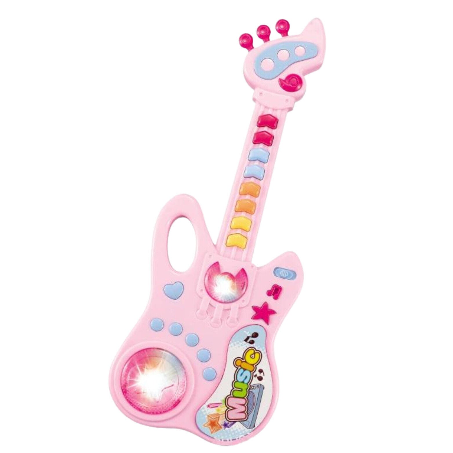 Gitara interaktywna dla dzieci światło dźwięk