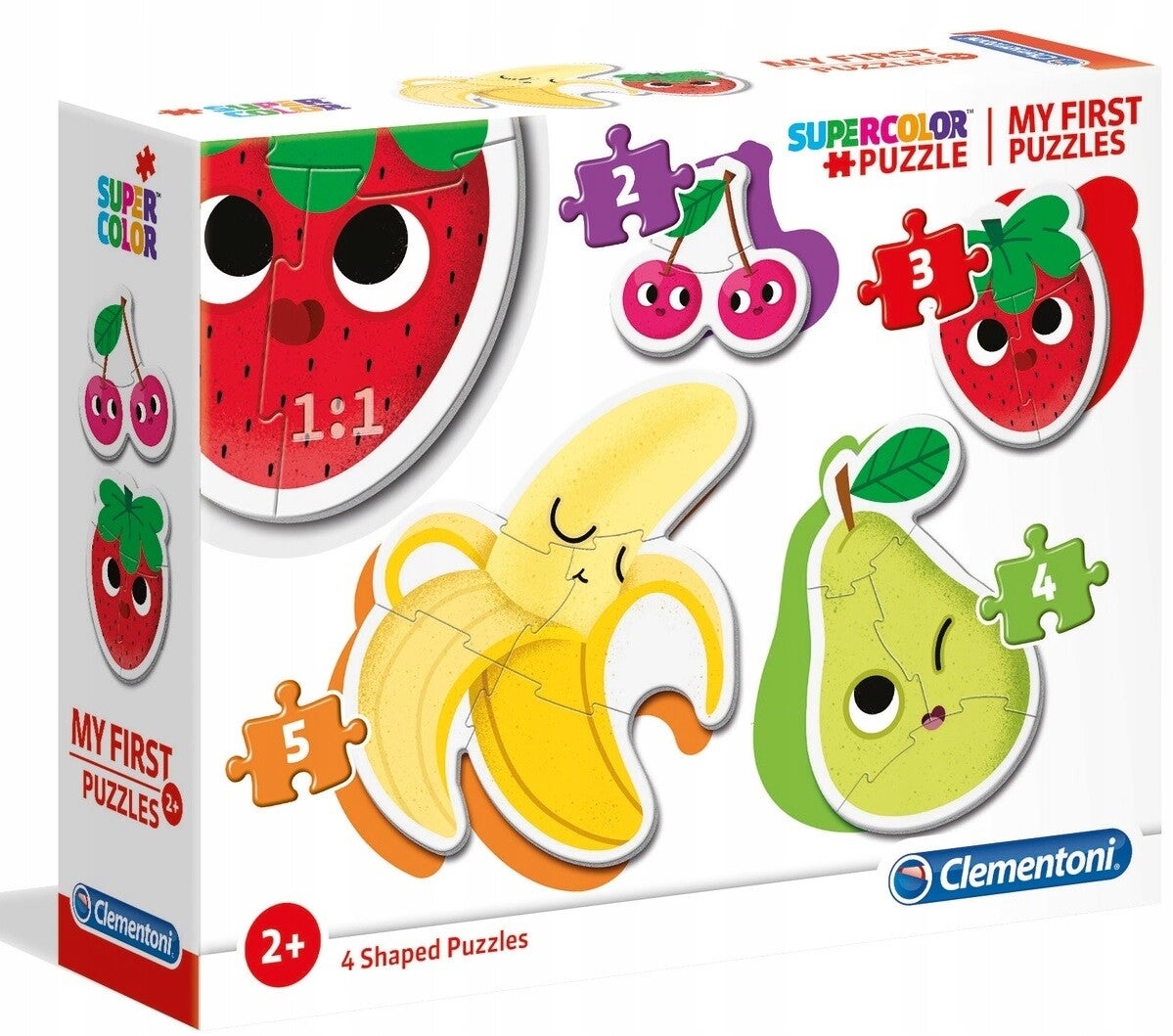 MOJE PIERWSZE PUZZLE FRUITS OWOCE CLEMENTONI 20815
