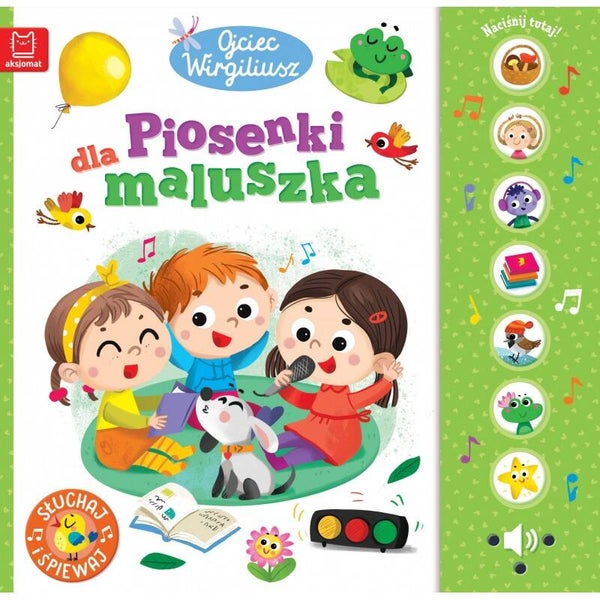 Książeczka Ojciec Wirgiliusz. Piosenki dla maluszka. Słuchaj i śpiewaj