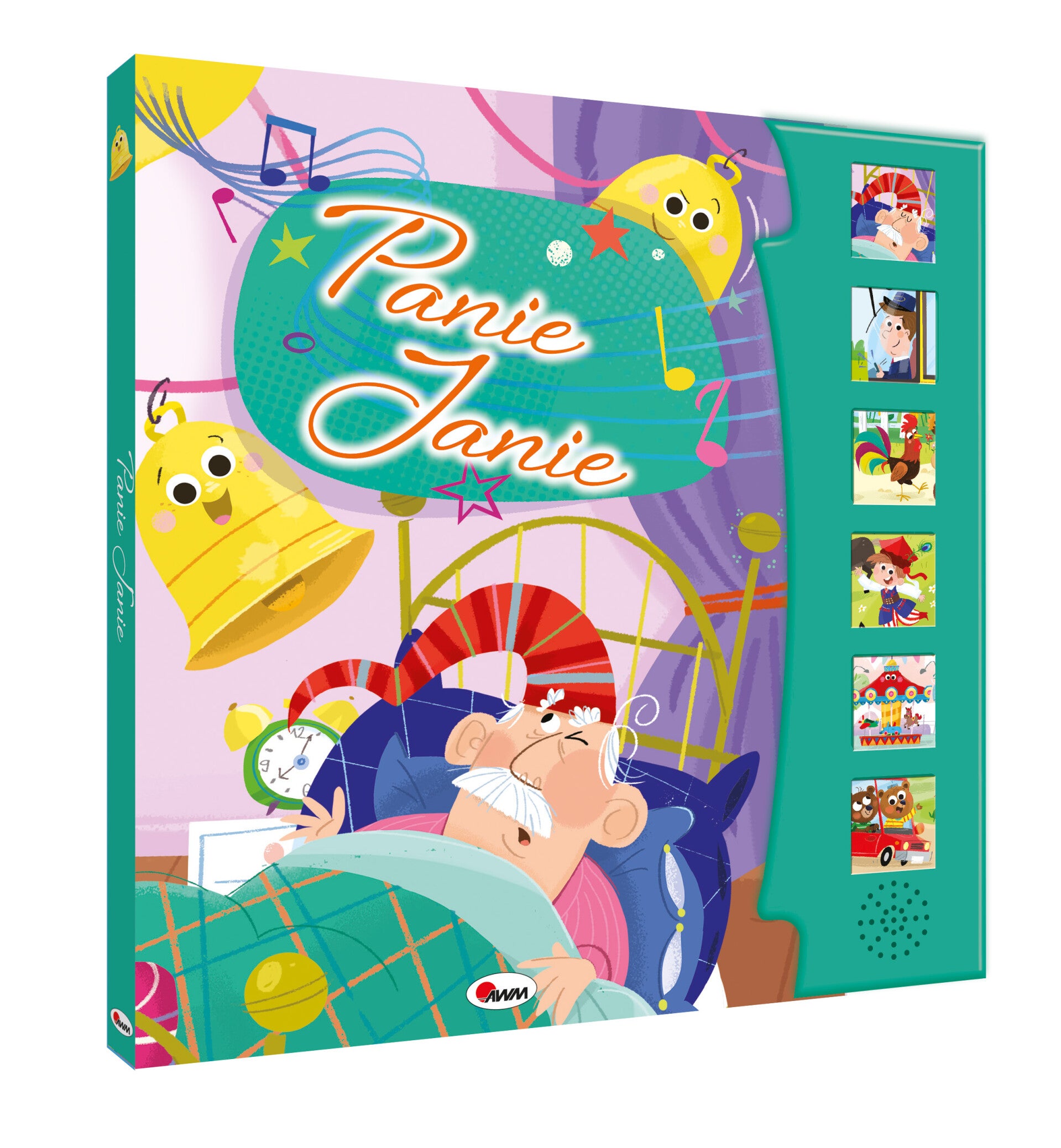 PANIE JANIE KSIĄŻKA DŹWIĘKOWA Z PIOSENKAMI DLA DZIECI