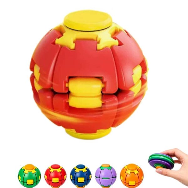 Zabawka Antystresowa kulka obracająca się po naciśnięciu – Fidget Ball