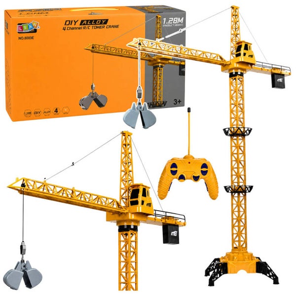 Dźwig Żuraw Budowlany Na Pilot RC Obrót 360° Udźwig 120g 71 cm