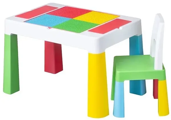 TEGA BABY Multifun Eco - wielofunkcyjny stolik z krzesełkiem | Multicolor