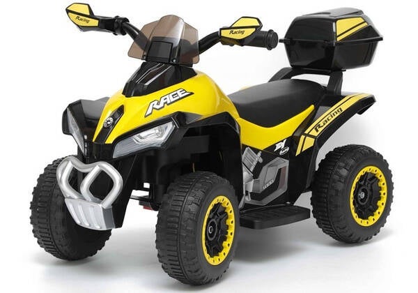 Quad na Akumulator GTS1188-A Światła LED Muzyka Schowek Żółty