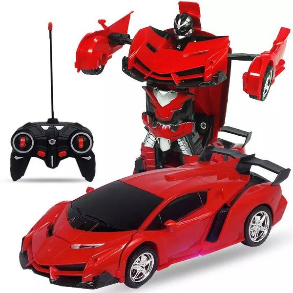 Auto Robot + Pilot Zdalnengo Sterowania Transformer Car 2w1 Wielofunkcyjny