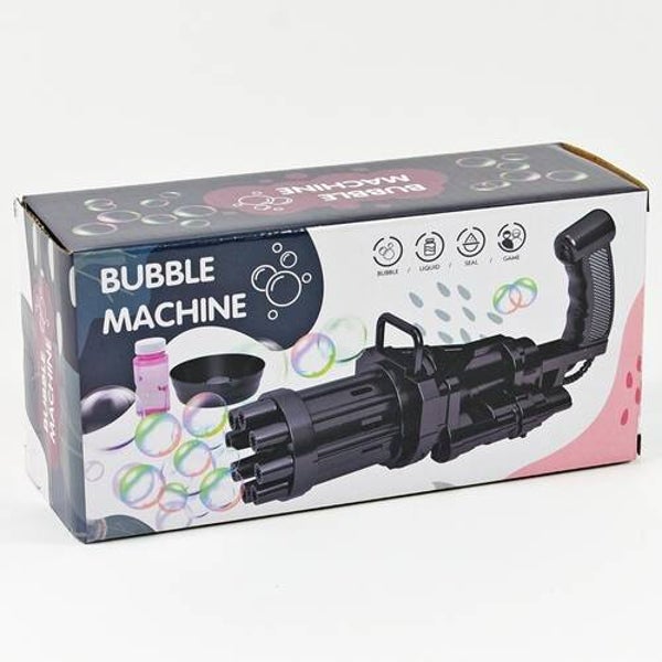 Pistolet na bańki machine gun Niebieski