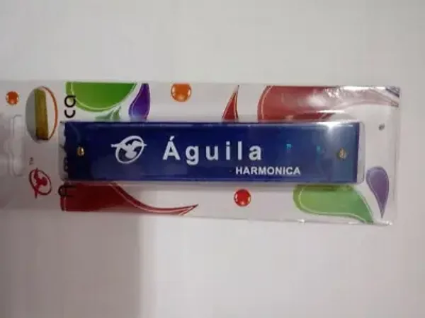 Harmonijka Ustna Águila – Przezroczysta Niebieska