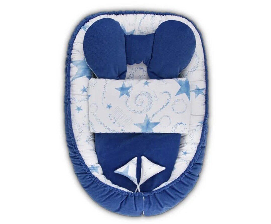 KOKON VELVET " GWIAZDECZKI" z kołderką