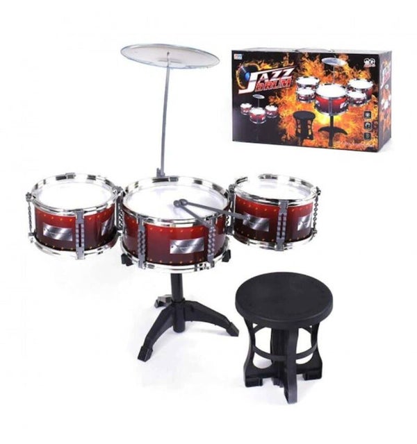 Perkusja czerwona 470x285 mm Leantoys