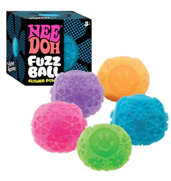 Sensoryczny antystresowy gniotek Schylling Fuzz Ball Flower Power Needoh