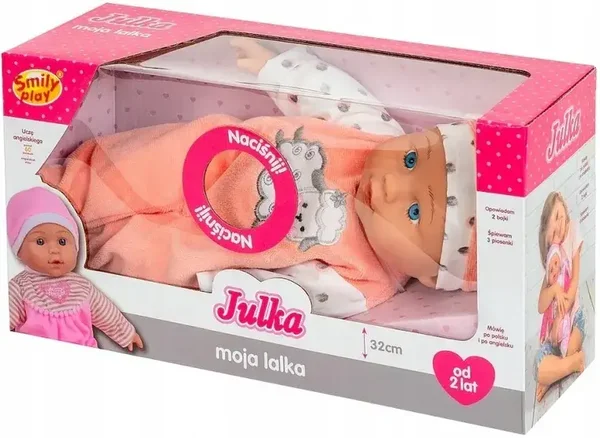 Lalka interaktywna Julka 30cm