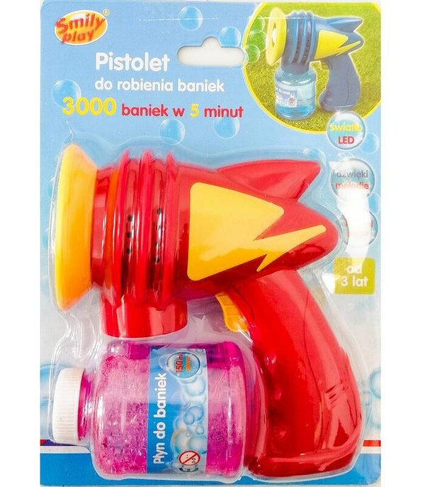 Pistolet do puszczania baniek na baterie SP83780 Smily Play