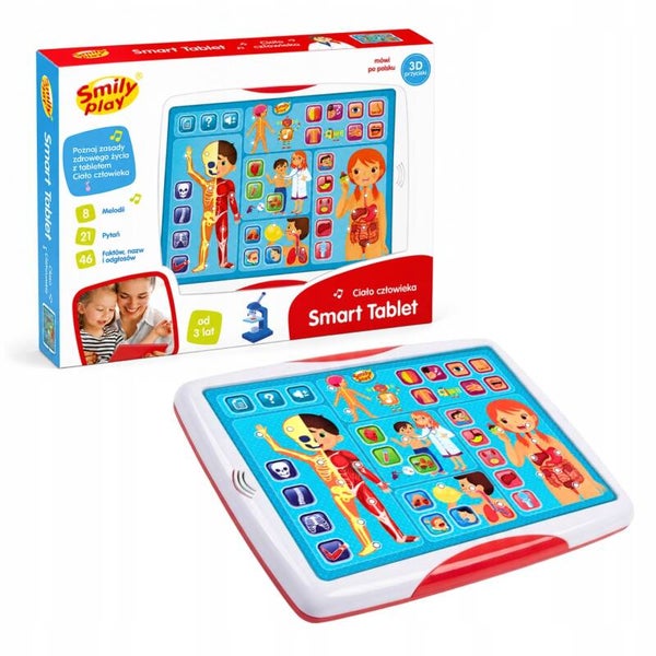 Edukacyjny Smart Tablet Ciało Człowieka Smily Play