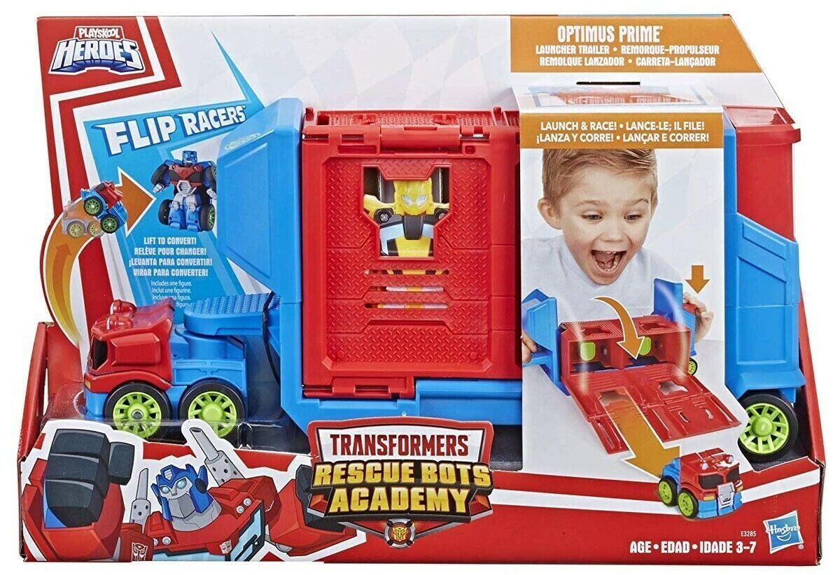 TRANSFORMERS FIGURKA RESCUE BOTS FLIP RACER TRAILER /3 E3285