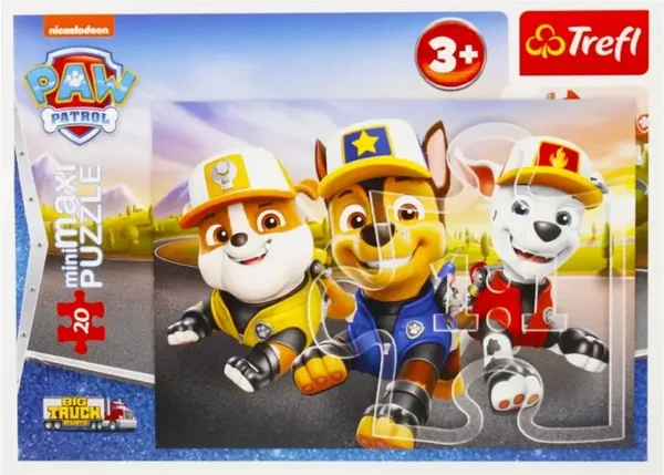 Puzzle Wesołe pieski - Paw Patrol 20el. MiniMaxi