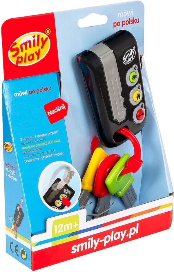 Zabawka interaktywna SMILY PLAY Kluczyki samochodowe mówiące SP83675