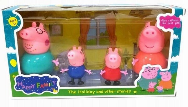 ZESTAW ŚWINKA PEPPA 4 FIGURKI