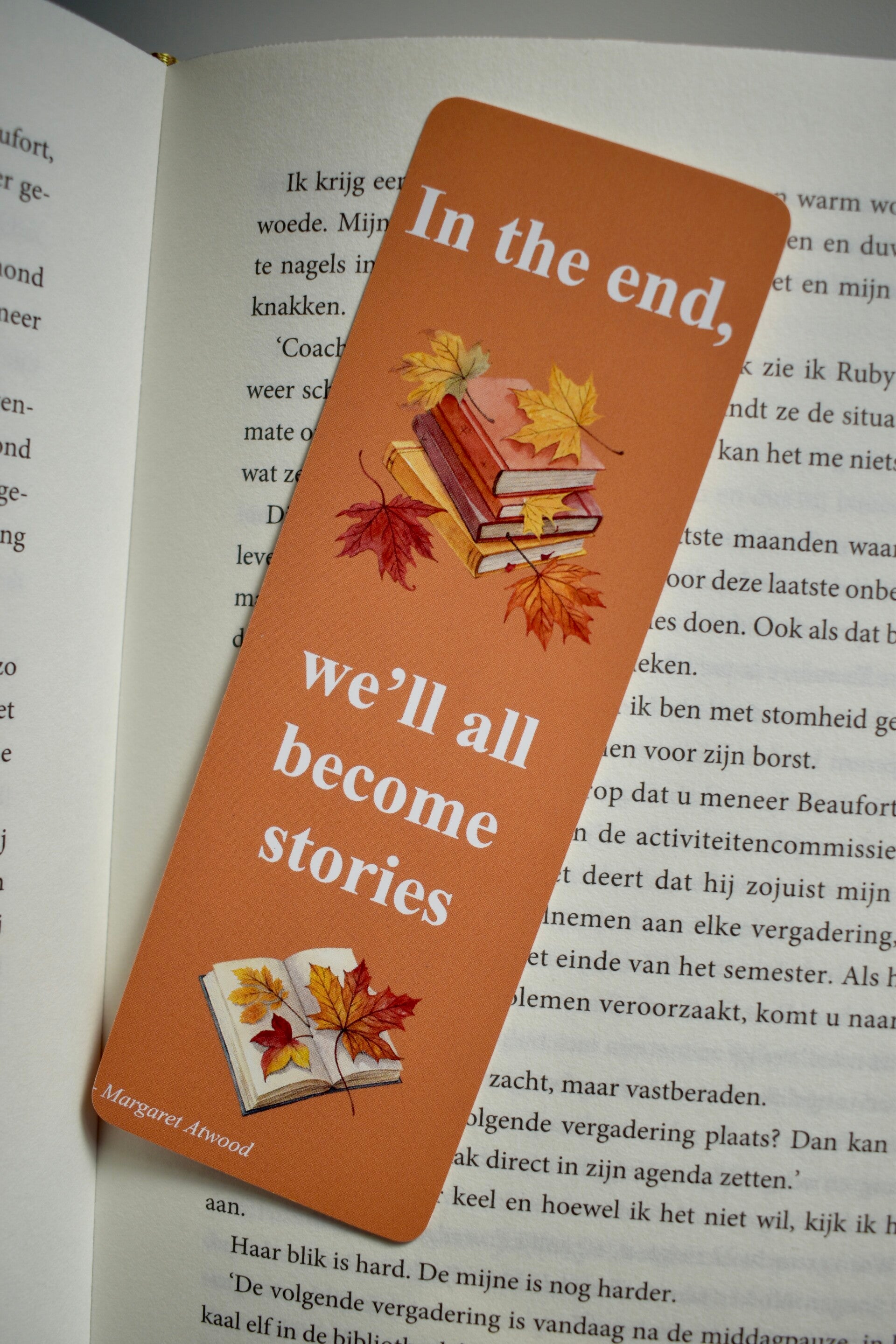 Boekenlegger - In the end we'll all become stories