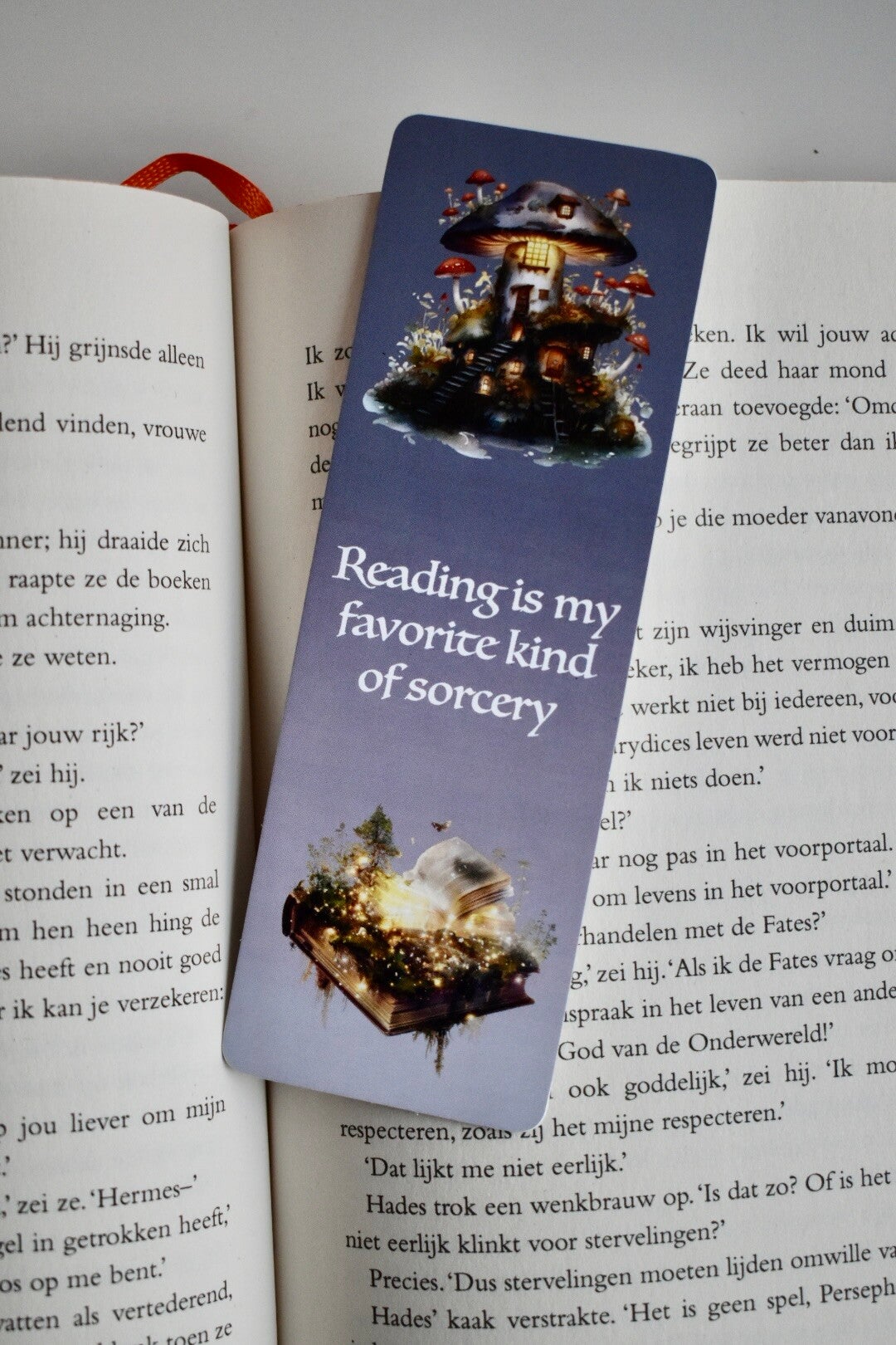 Boekenlegger - Reading is my favorite kind of sorcery