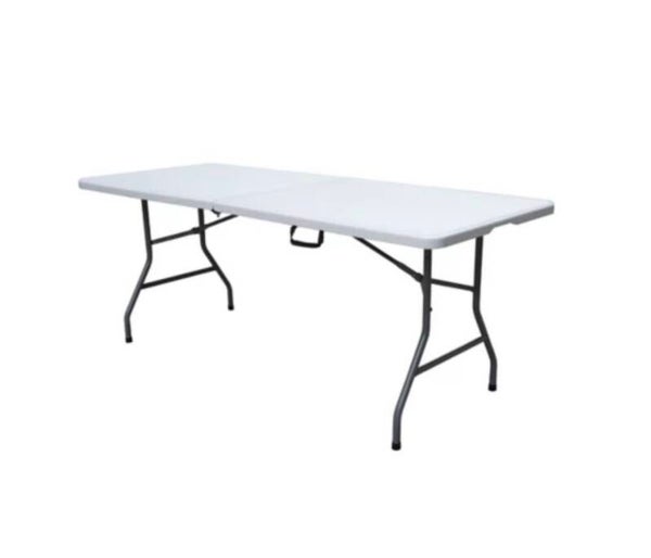 6ft White Foldable Tables