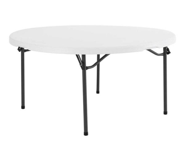 White Round 60 inch Table