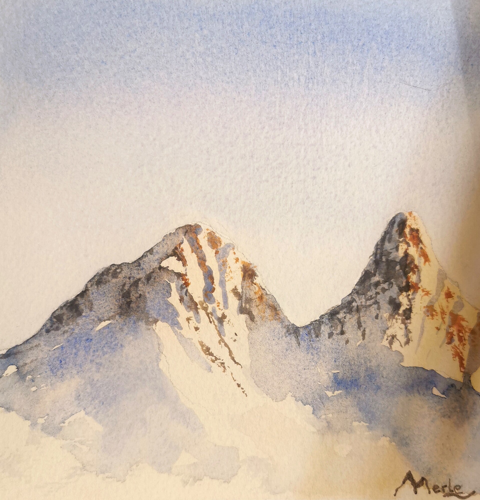 Dent de Follieron et Brenleire dans la neige