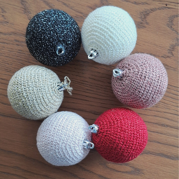 (Kerst 3) Gehaakte kerstballen