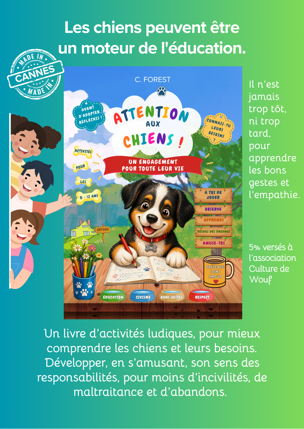 Couverture du livre Attention aux Chiens !