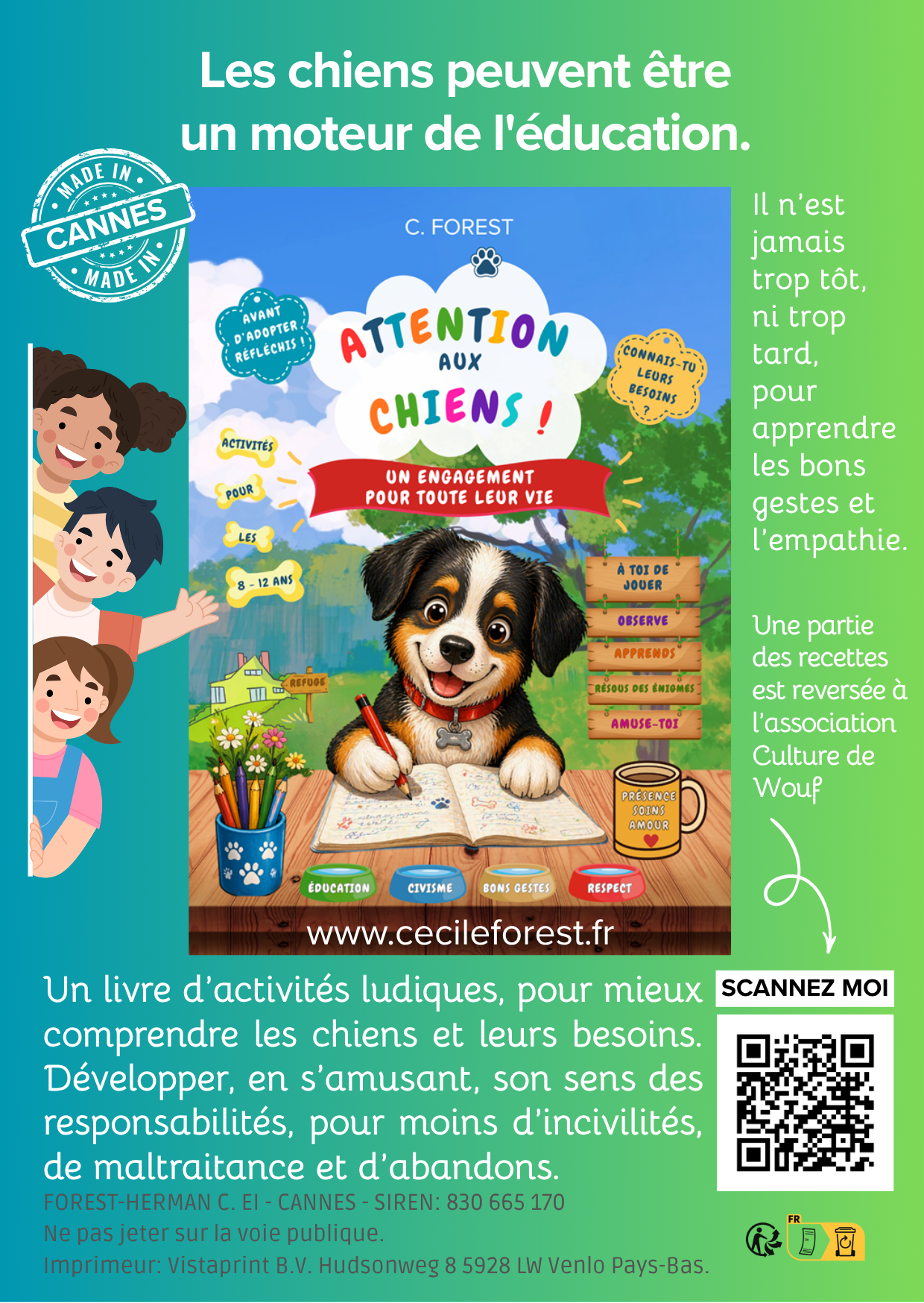 Couverture du livre Attention aux Chiens !