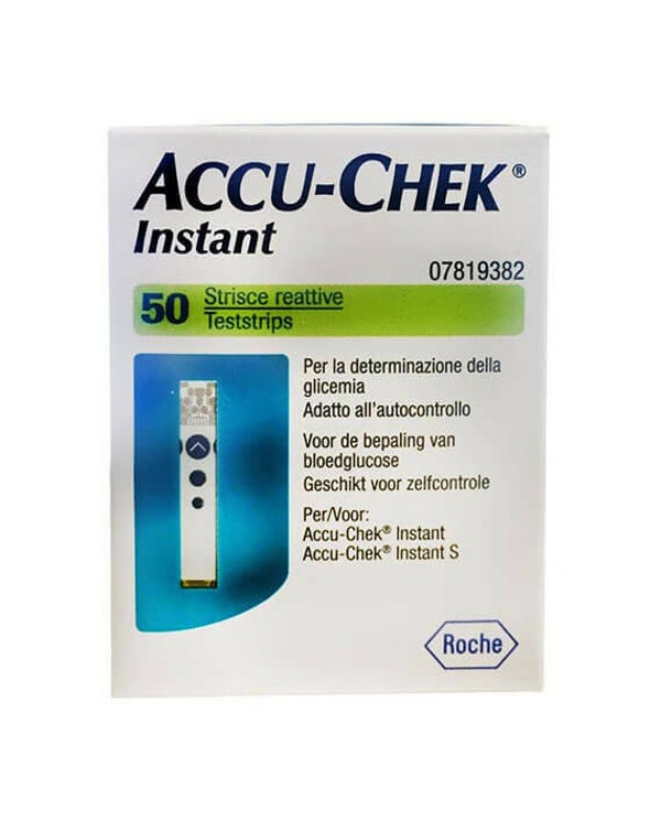 Accuchek instant teststrips 50 stuks