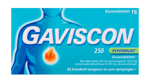 Gaviscon kauwtabletten pepermunt