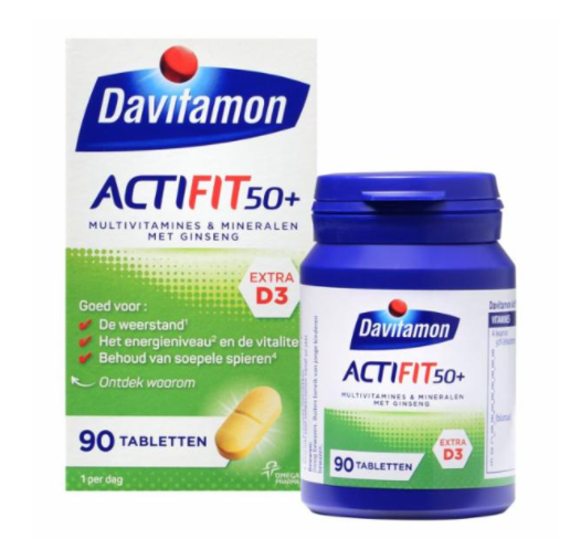 Davitamon actifit 50+