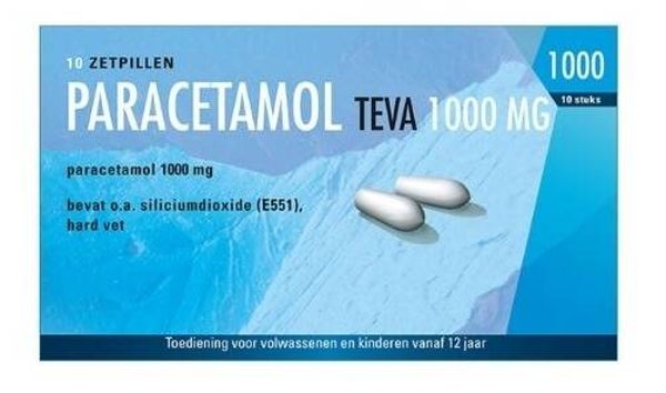 Paracetamol zetpil 1000mg teva