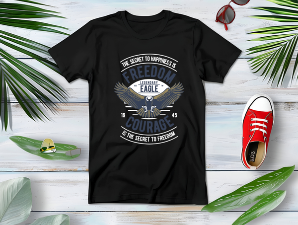 T-shirt  The Secret to Hapiness is Freedom