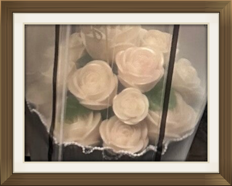 White Pearl Rose Bouquet