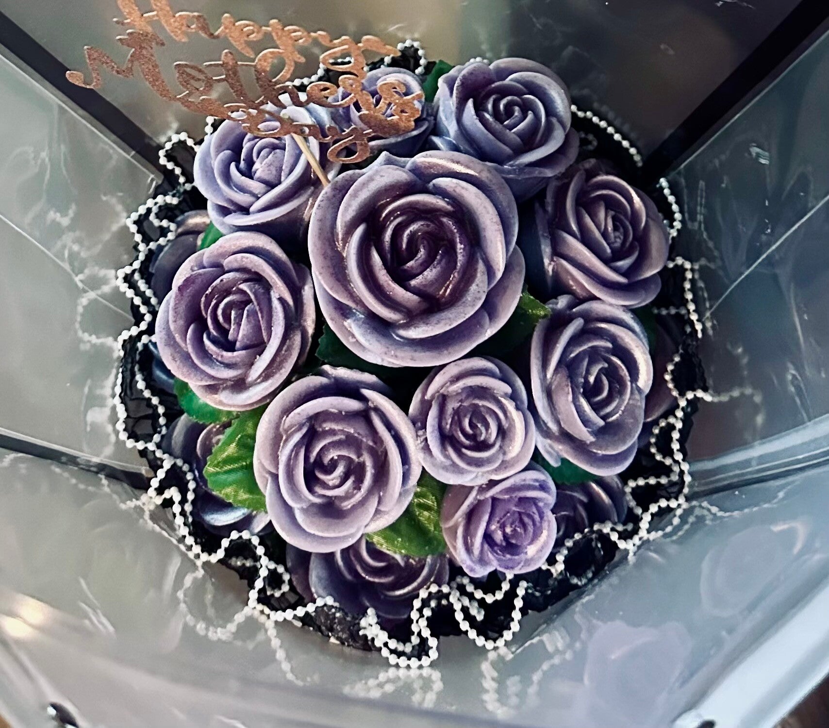 Purple Rose Bouquet