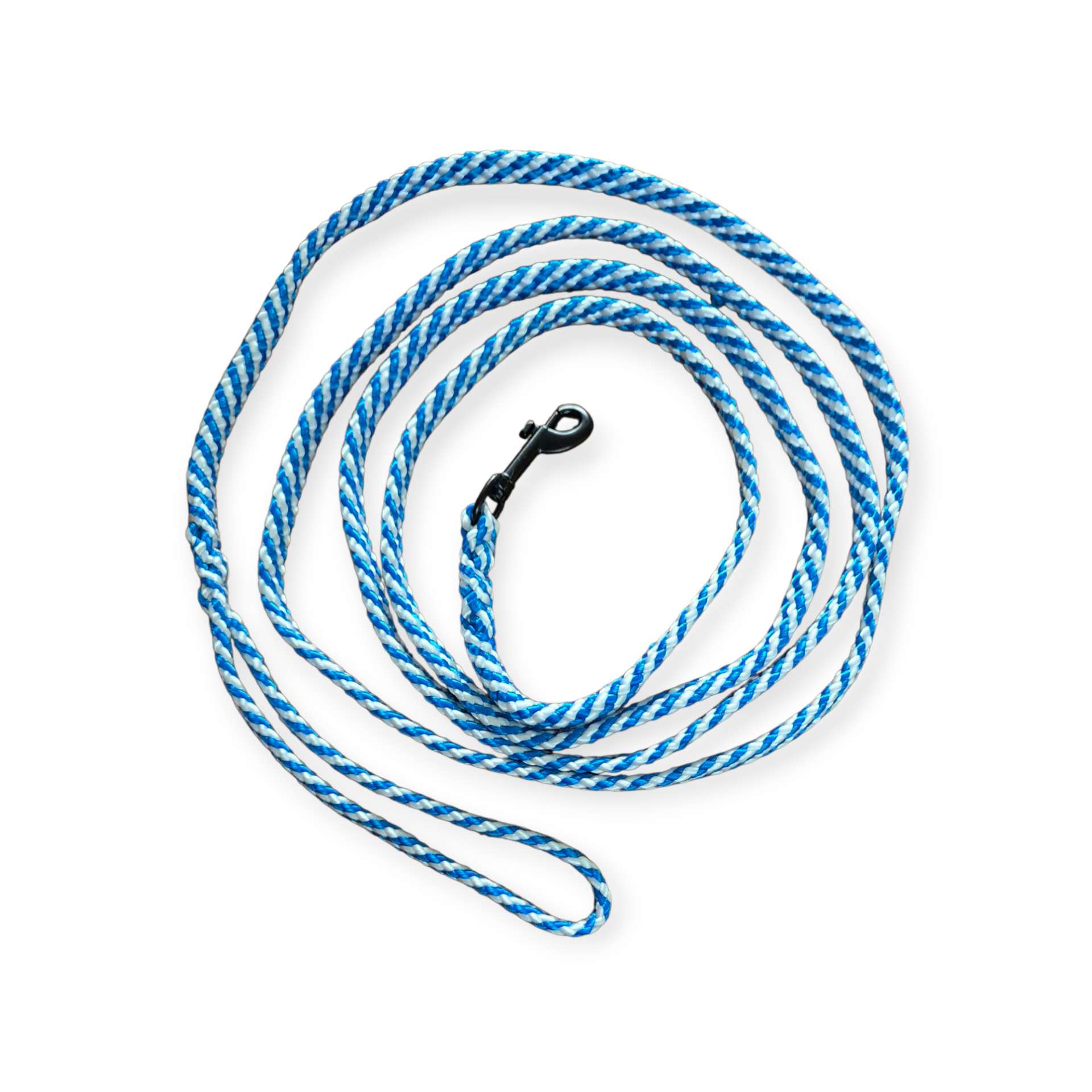 Hondenlijn lang ppm blauw / wit