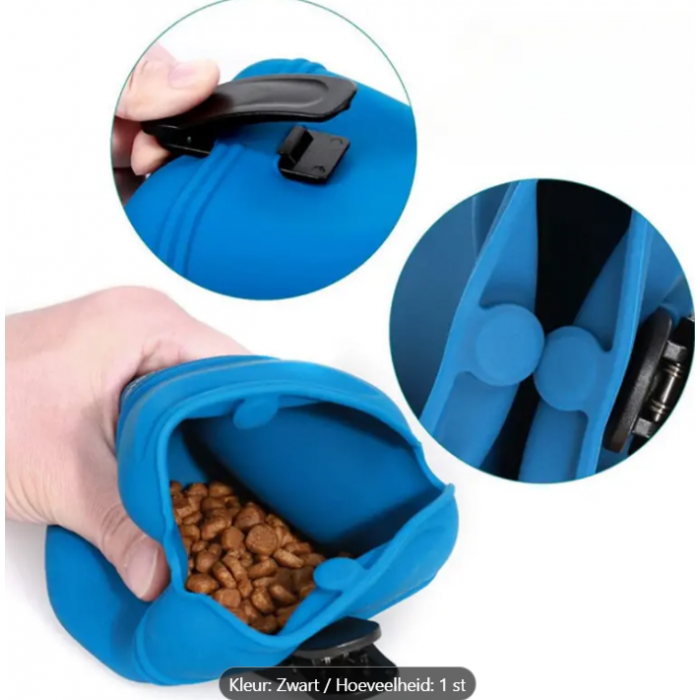 Silicone rubber Beloningstasje voor Snacks blauw