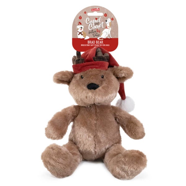 Cupid & Comet Brad Bear Kerst Speelgoed