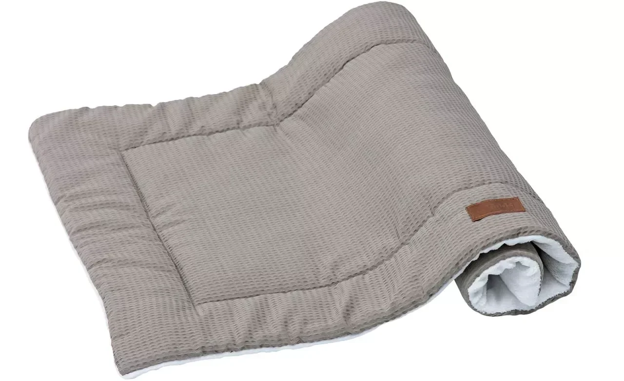 Quapas! deken wafel gevuld grijs