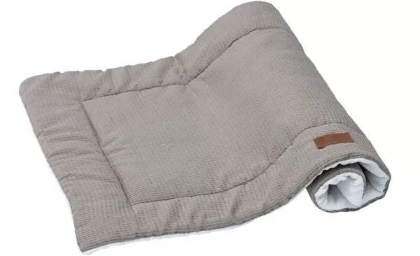 Quapas! deken wafel gevuld grijs