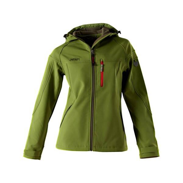 Owney Cerro softshell jas cedar green