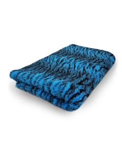 Vetbed tijger zwart blauw