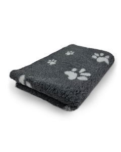 Vetbed pootjes zwart grijs