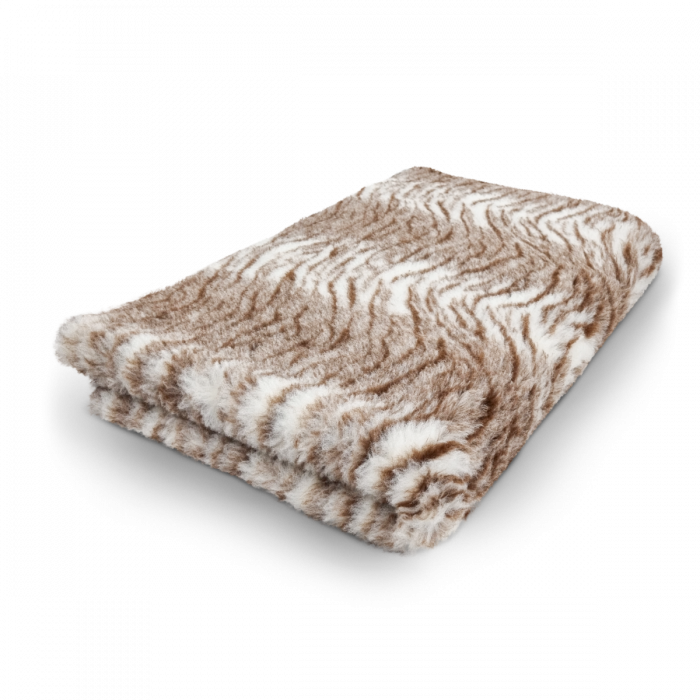Vetbed tijger bruin