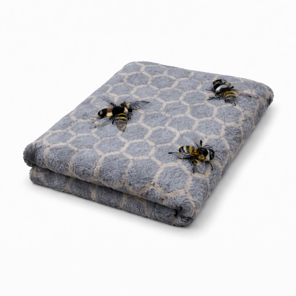 Vetbed bijen grijs
