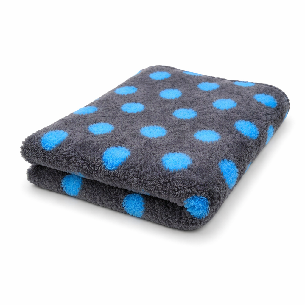 Vetbed nopjes antraciet blauw