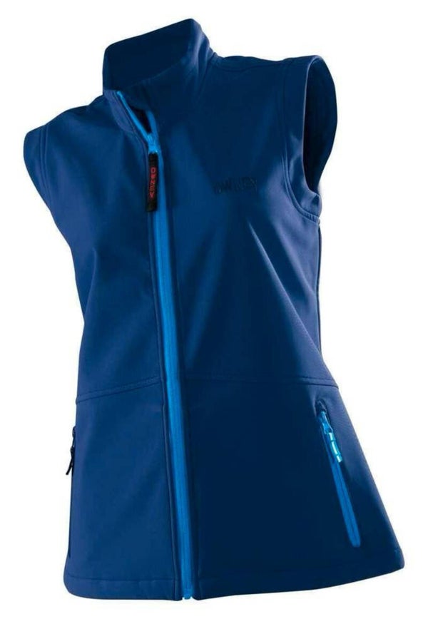 Owney basic softshell vest bodywarmer blue S